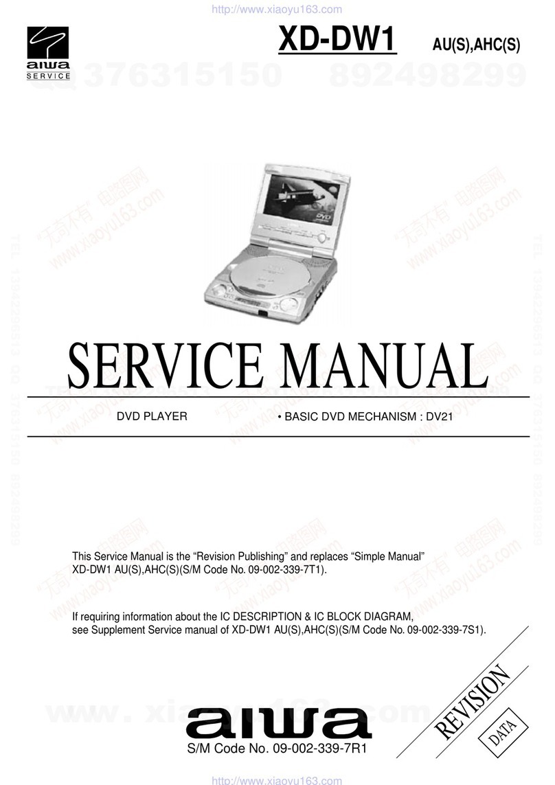 Aiwa XD-DW1 Service manual