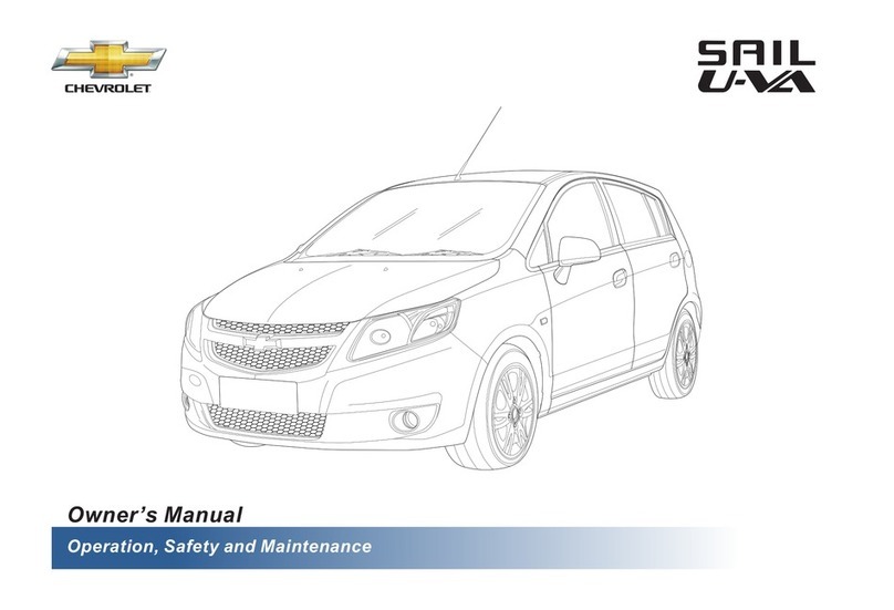 Chevrolet Sail U-VA User manual
