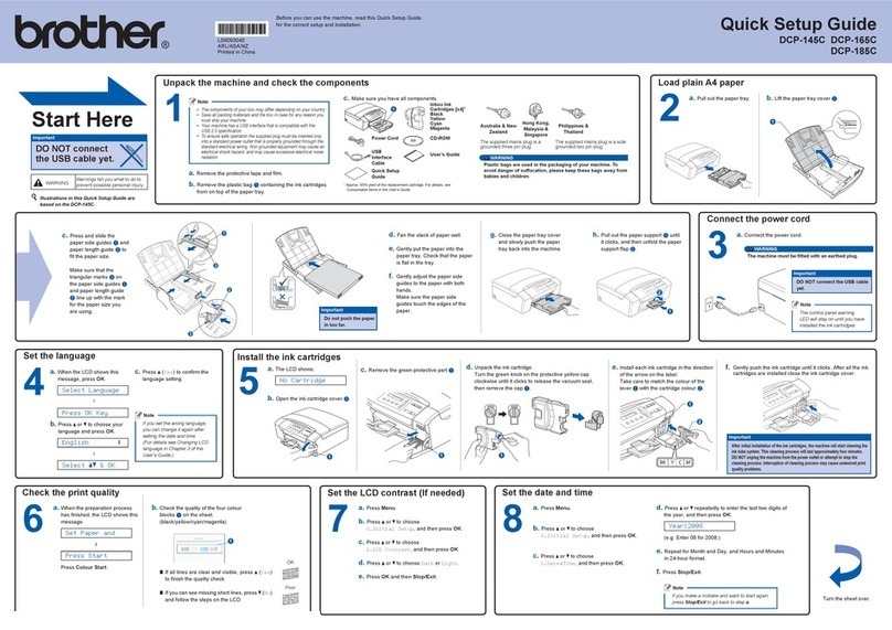 Brother DCP-145C User manual