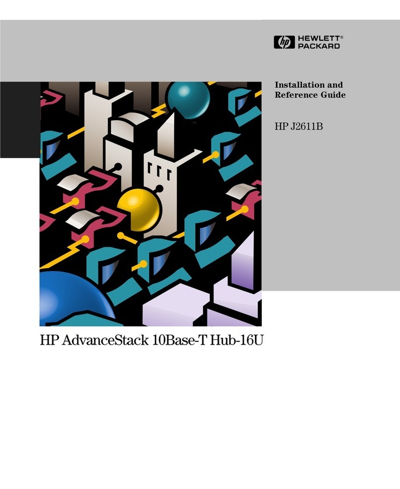 HP AdvanceStack Hub-16U Installation and reference guide