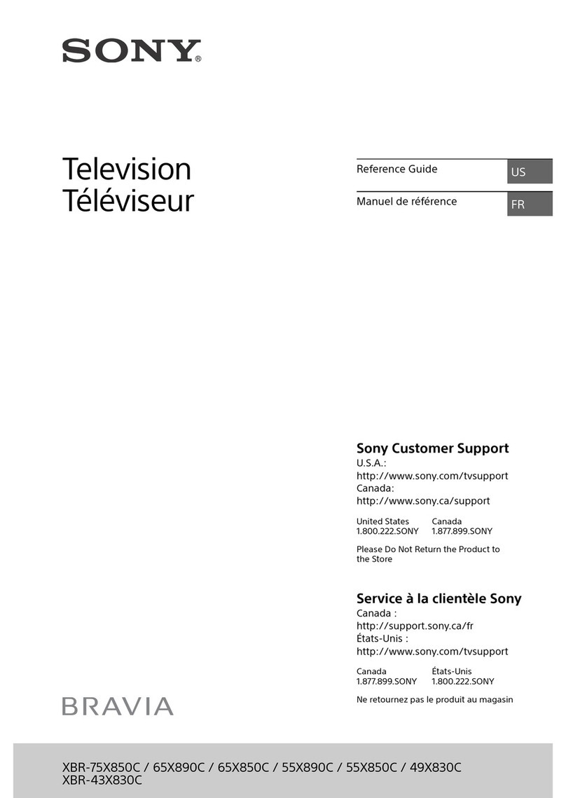 Sony Bravia XBR-75X850C User manual