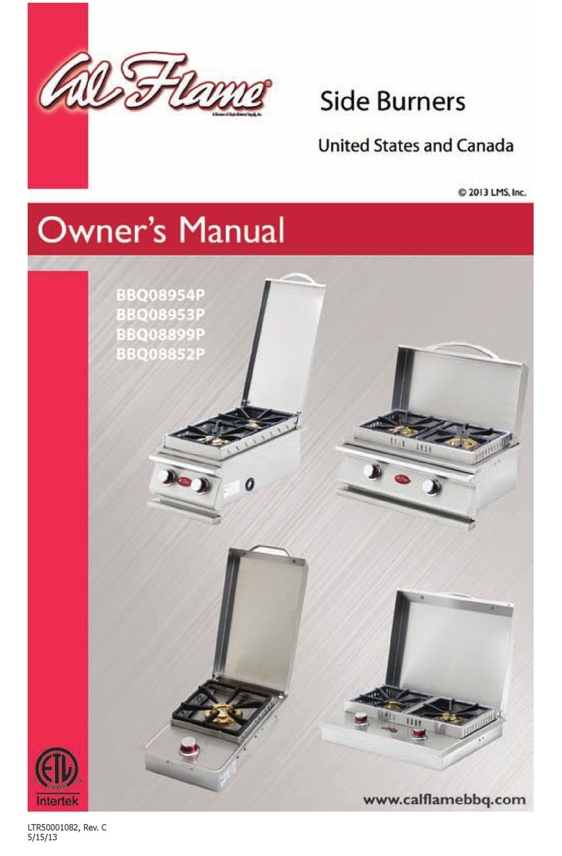 Calflame BBQ08954P owner's manual