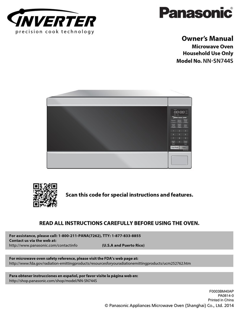 Panasonic NN-SN744S User manual