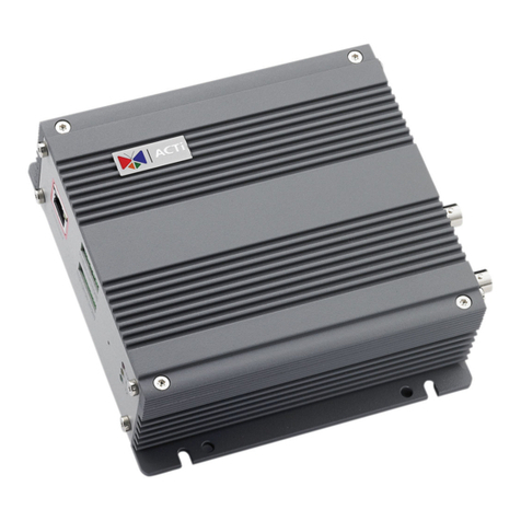 ACTi TCD-2500 Hardware user manual