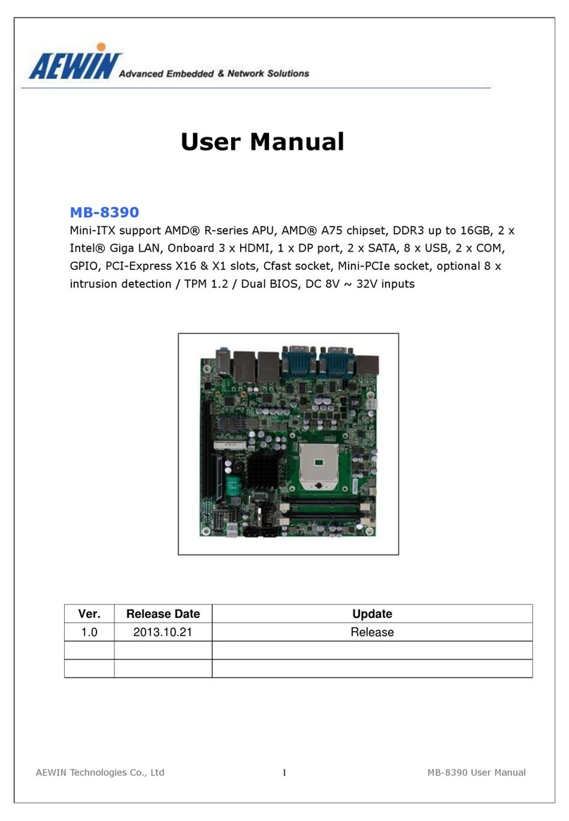 Aewin MB-8390 user manual