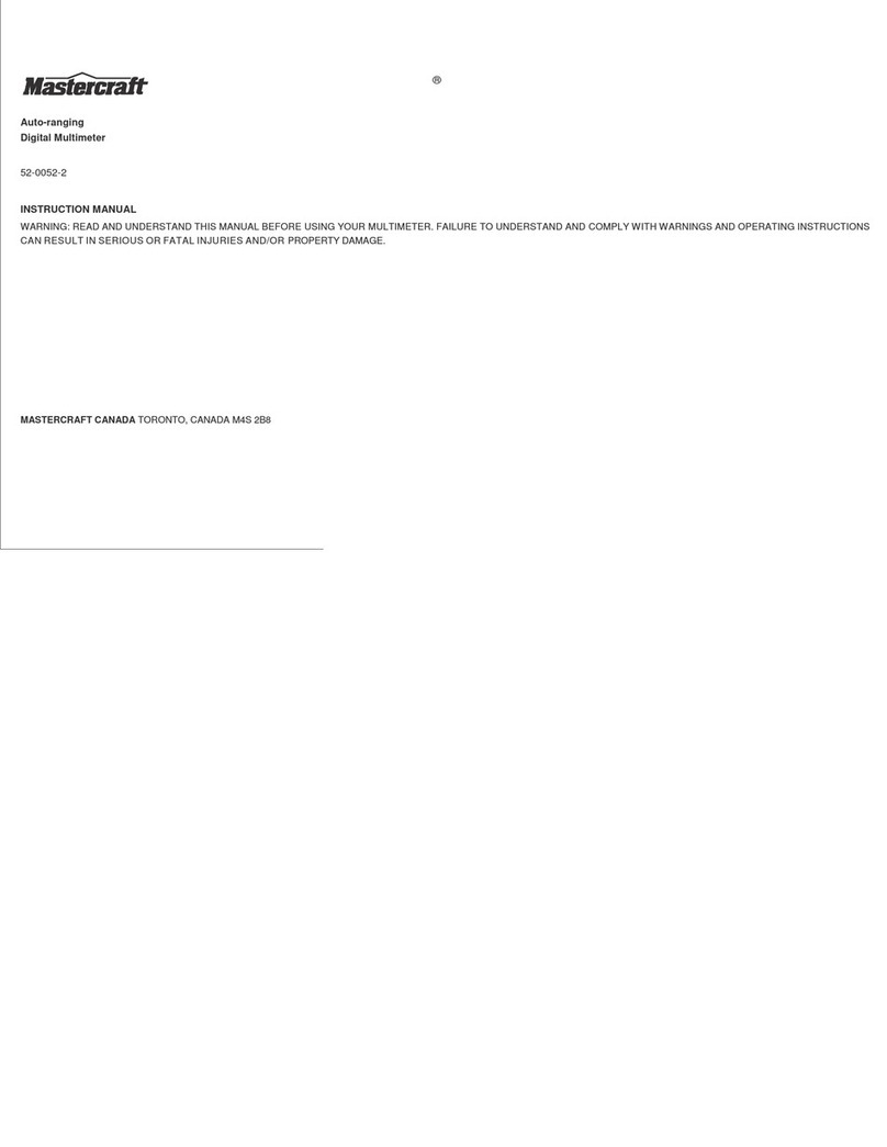 MasterCraft 52-0052-2 instruction manual