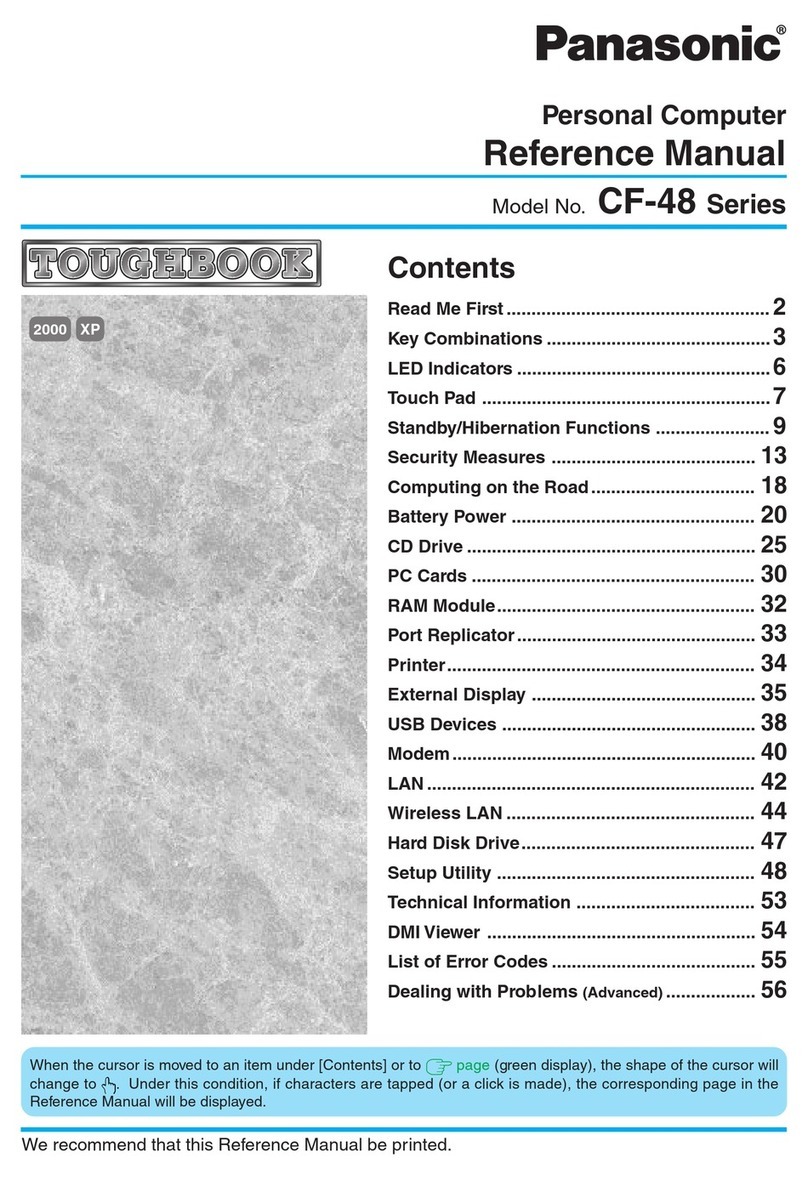 Panasonic Toughbook CF-48 Series User manual
