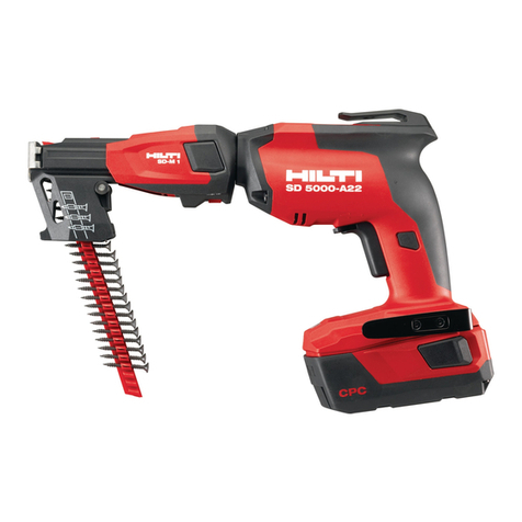 Hilti SD5000-A22 User manual
