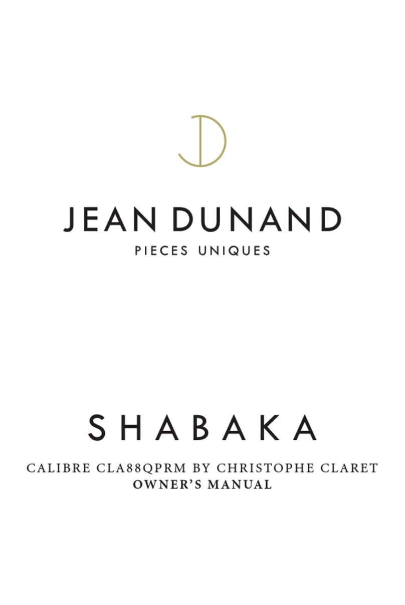Jean Dunand Shabaka owner's manual