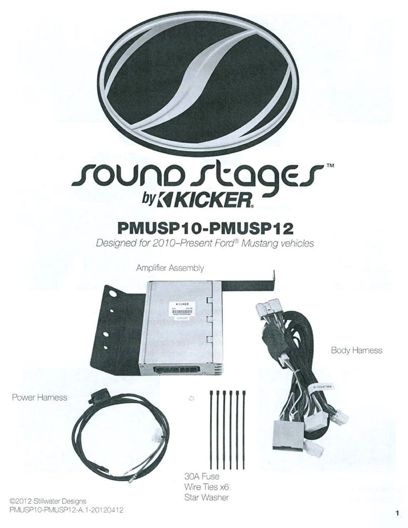 Kicker PMUSP10 installation instructions