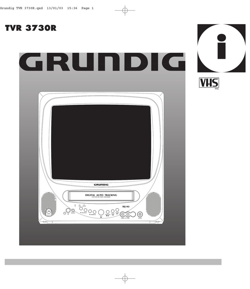 Grundig TVR 3730R User manual