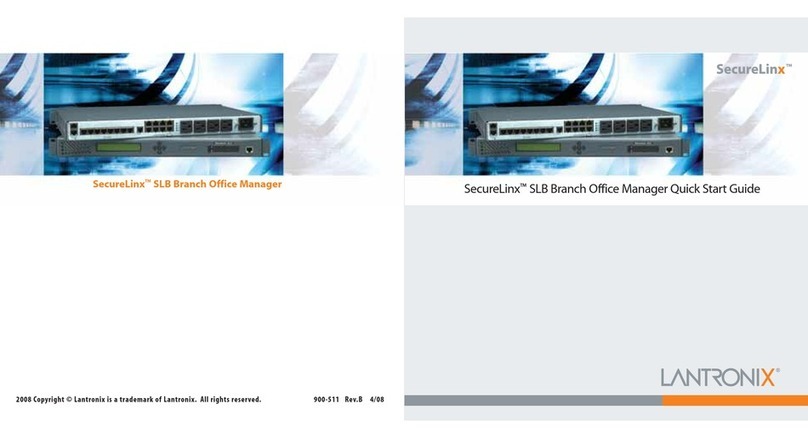 Lantronix SecureLinx quick start guide