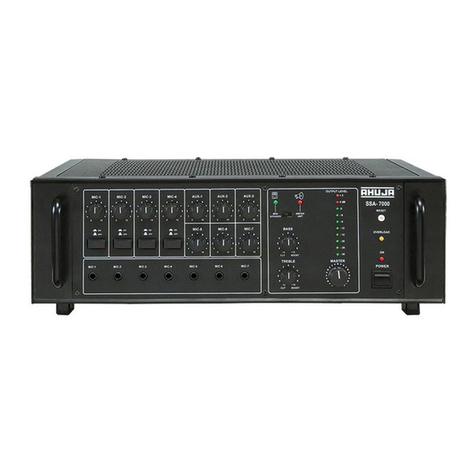 Ahuja SSA-7000 Operation manual