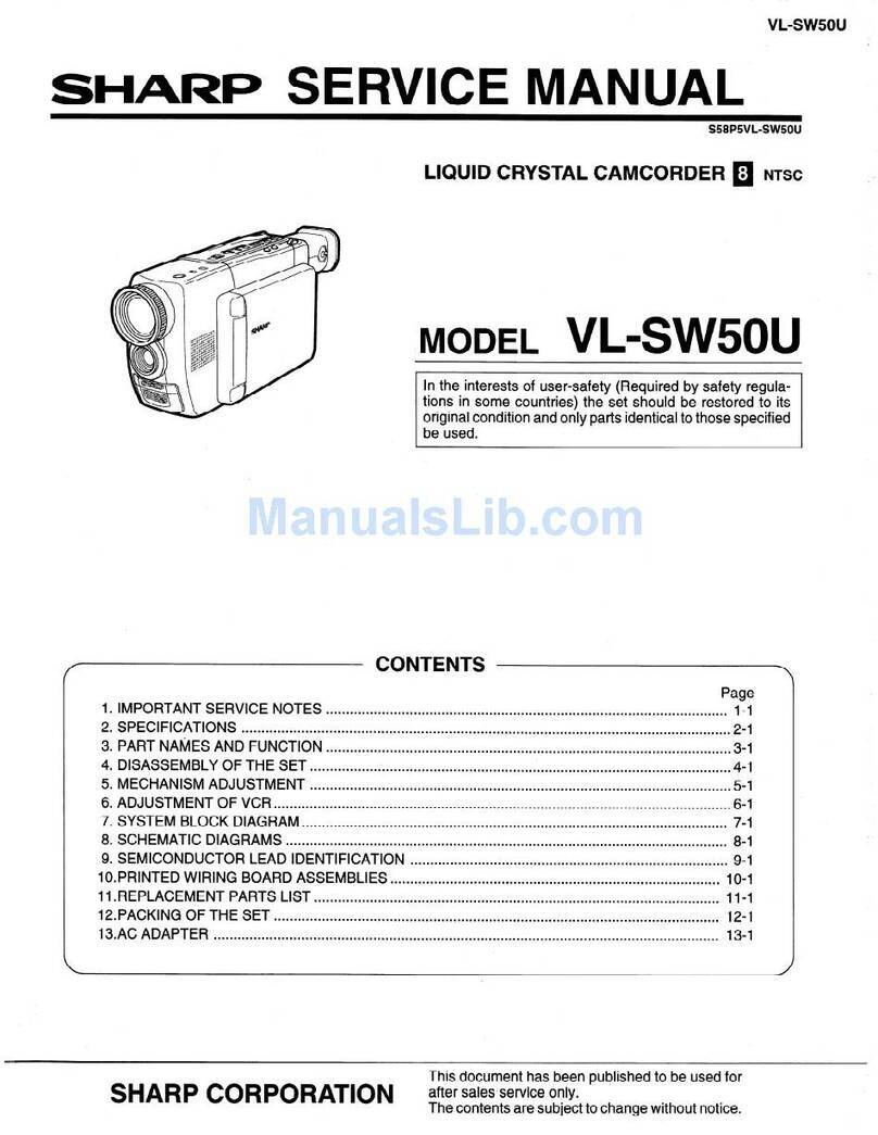 Sharp VL-SW50U User manual