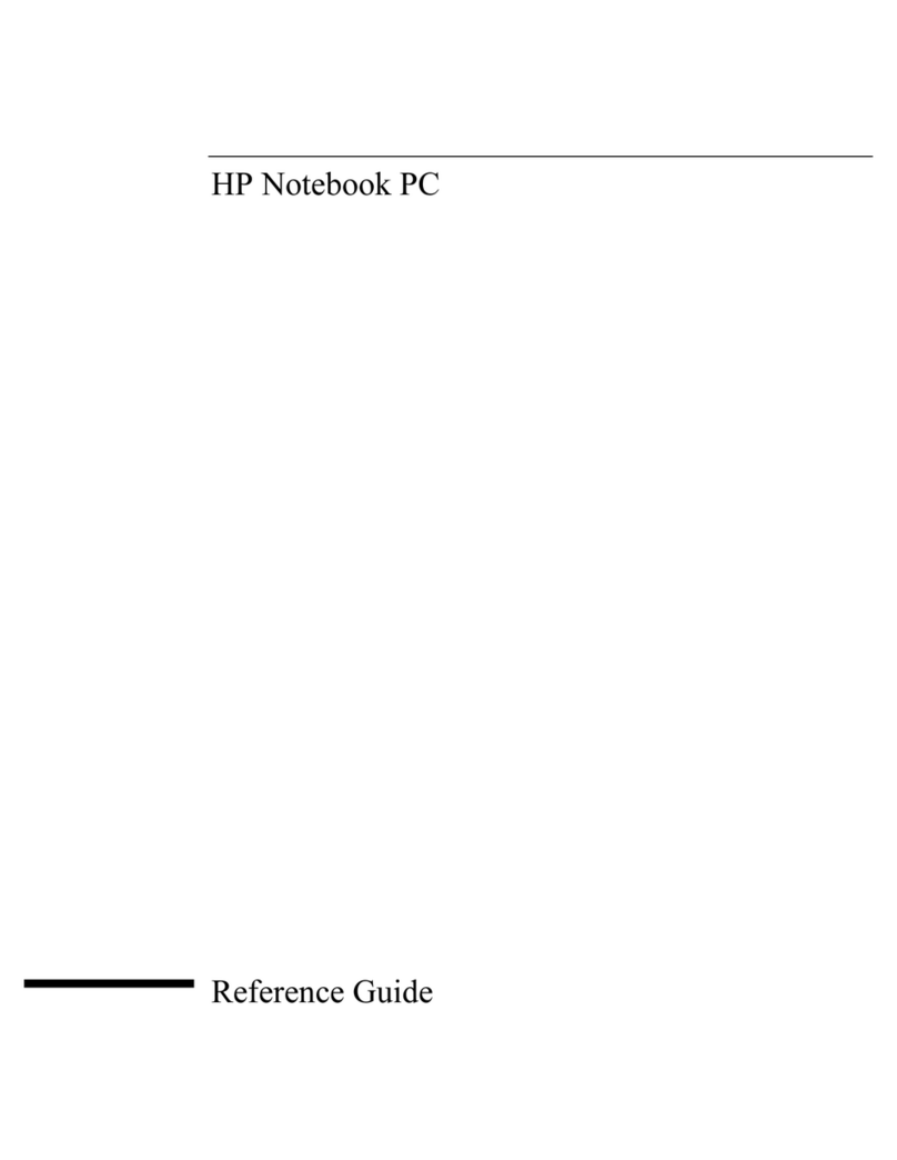 HP omnibook OBXT1500 User manual