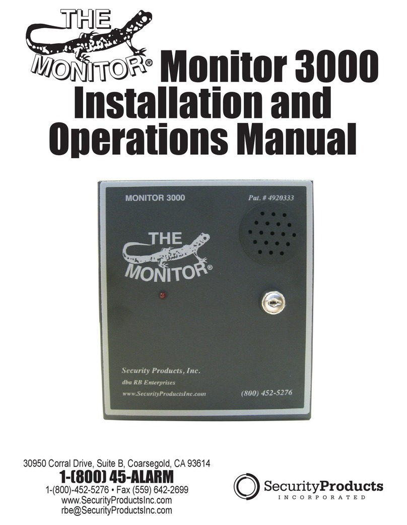 Monitor 4920333 Installation and operation manual