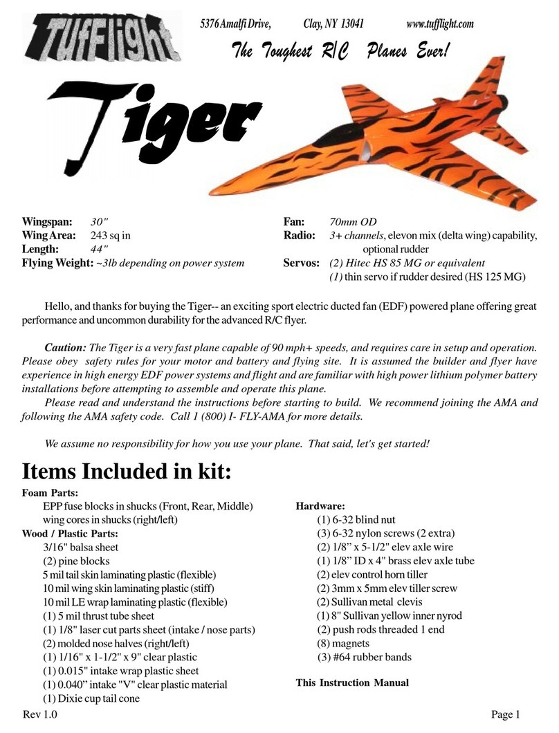 TufFlight Tiger User manual
