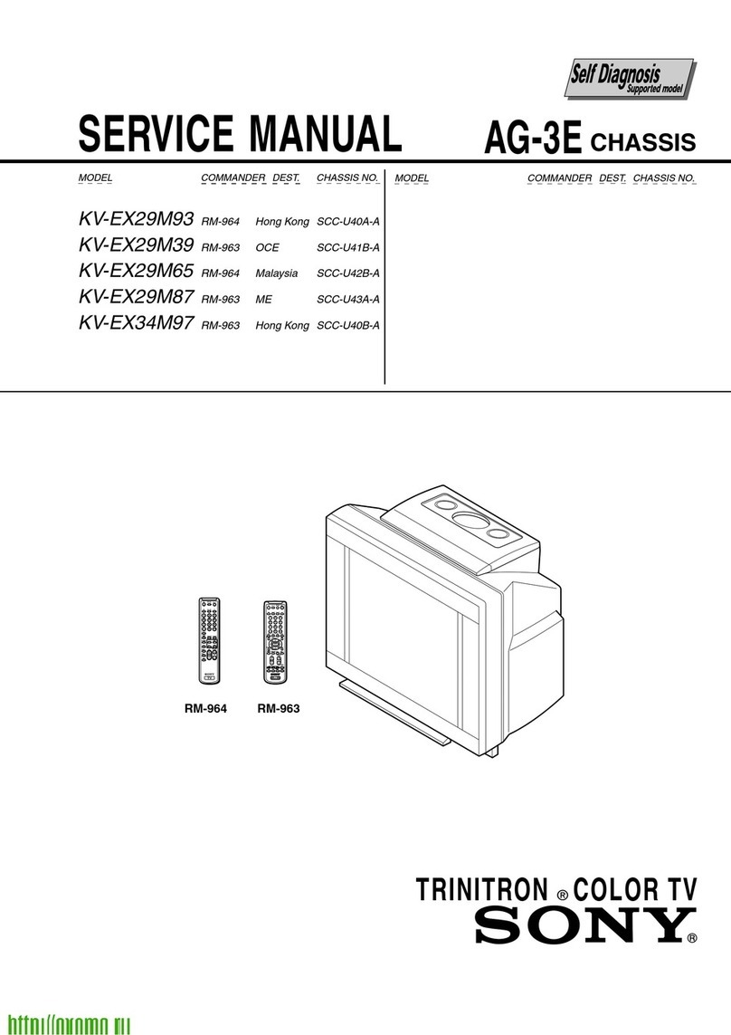 Sony Trinitron KV-EX29M93 User manual