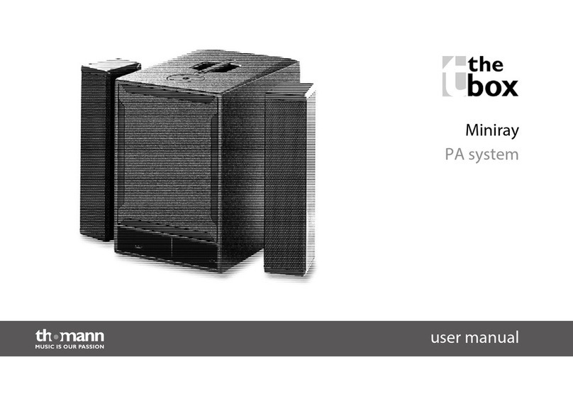 thomann the box User manual