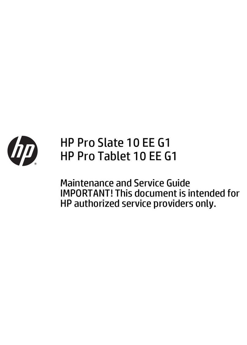 HP Pro Slate 10 EE G1 Manual
