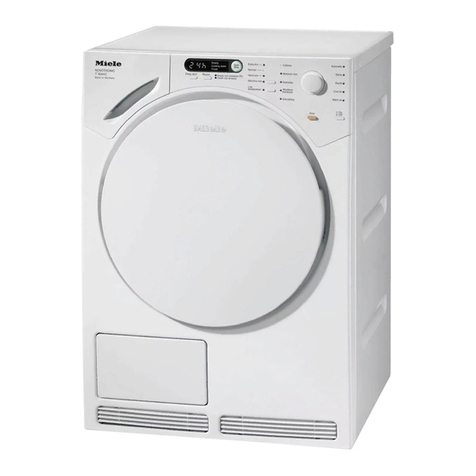 Miele T 7644 C operating instructions