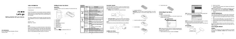 Zte Telstra MF90 User manual