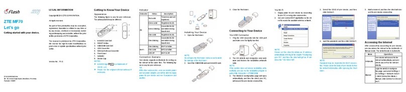 Zte MF70 User manual