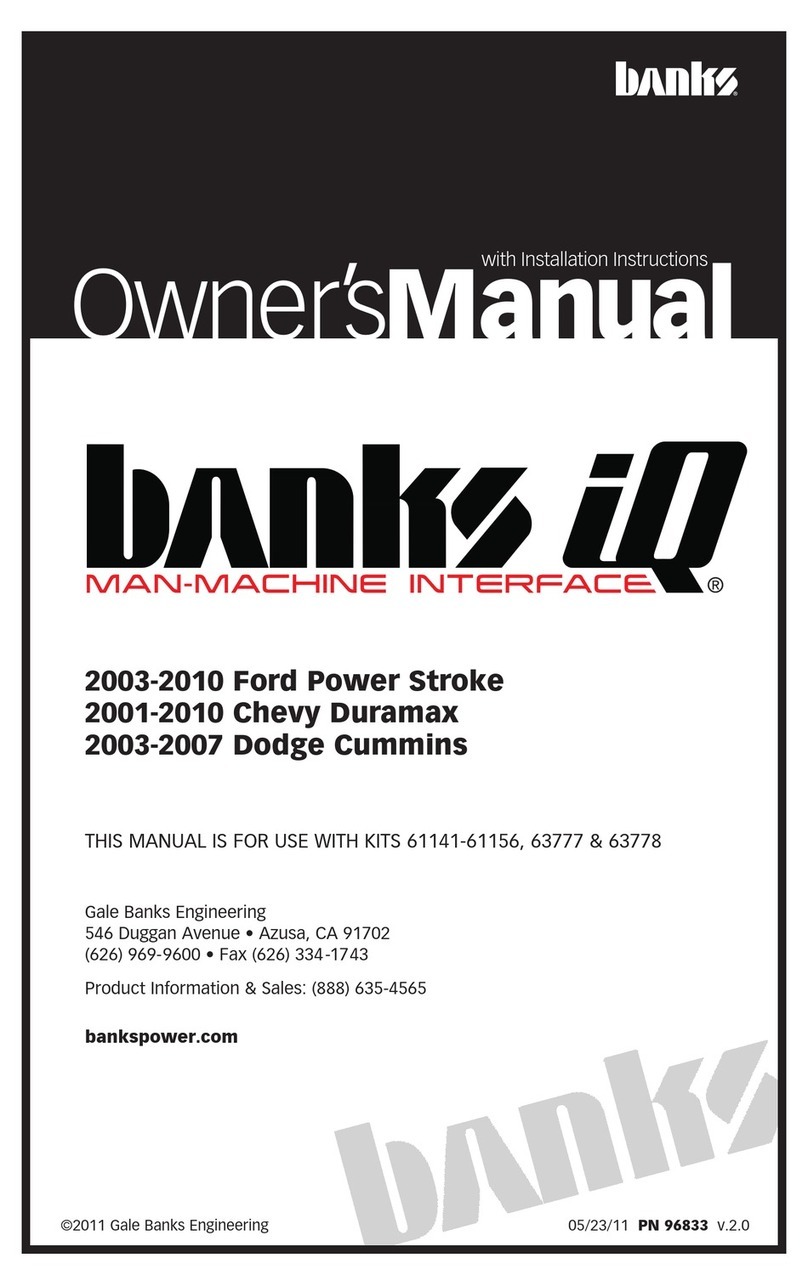 Gale Banks Banks iQ owner's manual