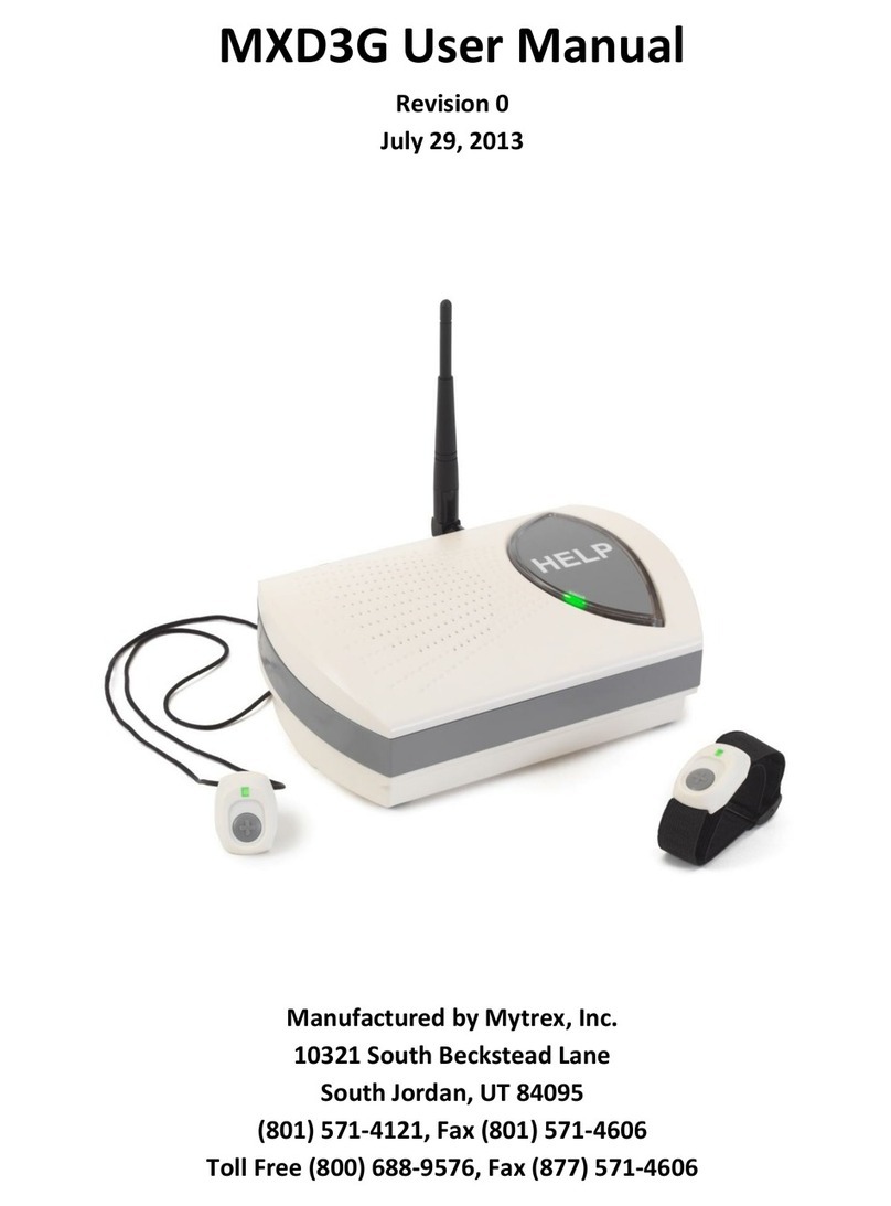 Mytrex MXD3G user manual