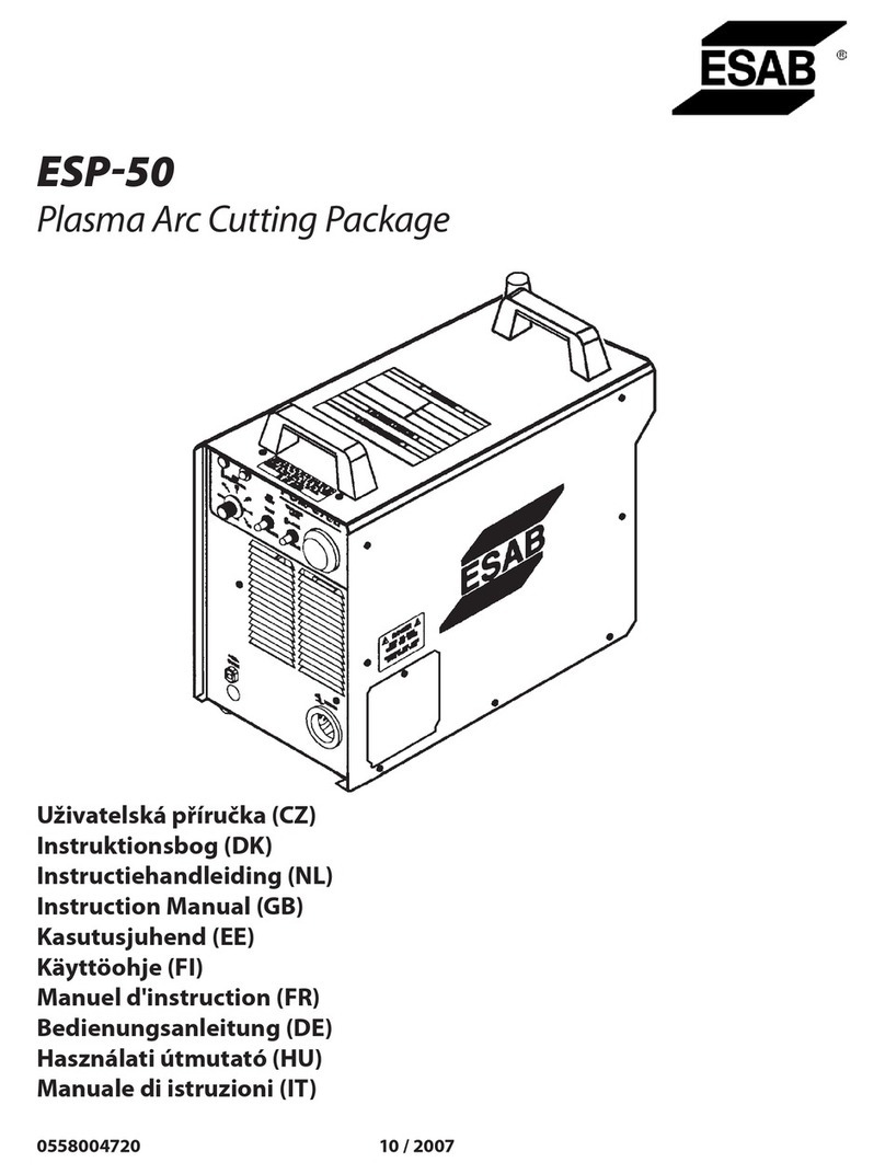 ESAB ESP-50 User manual