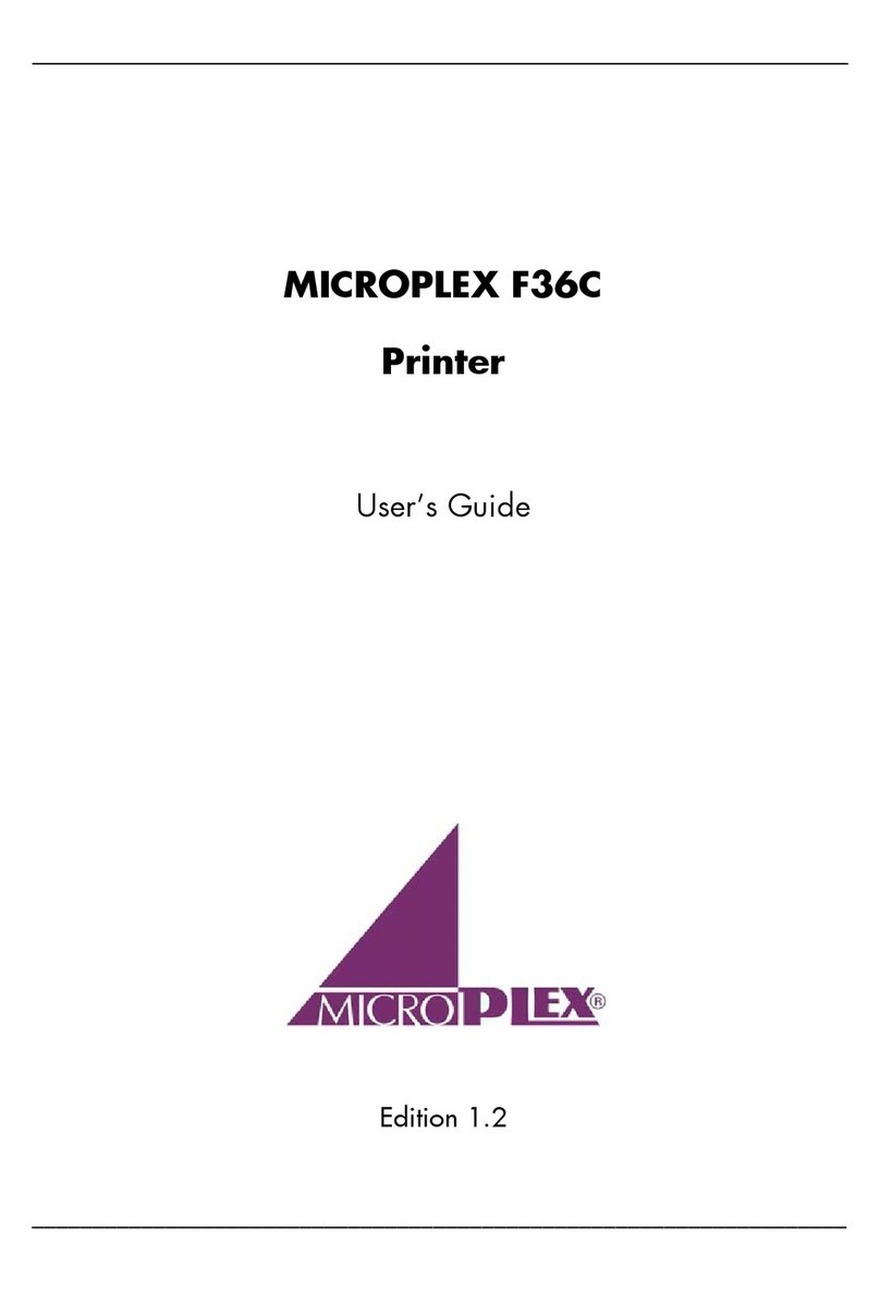 Microplex F36C User manual