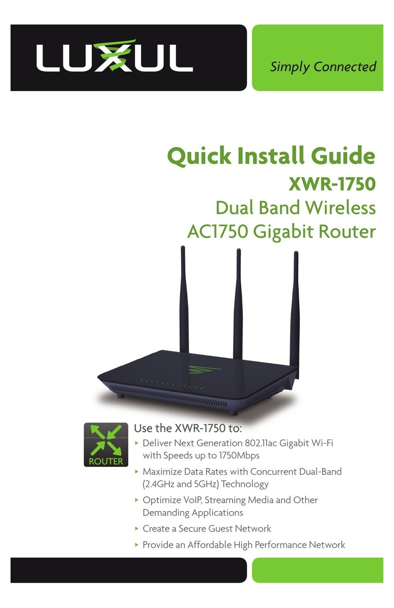 Luxul XWR-1750 Quick install guide