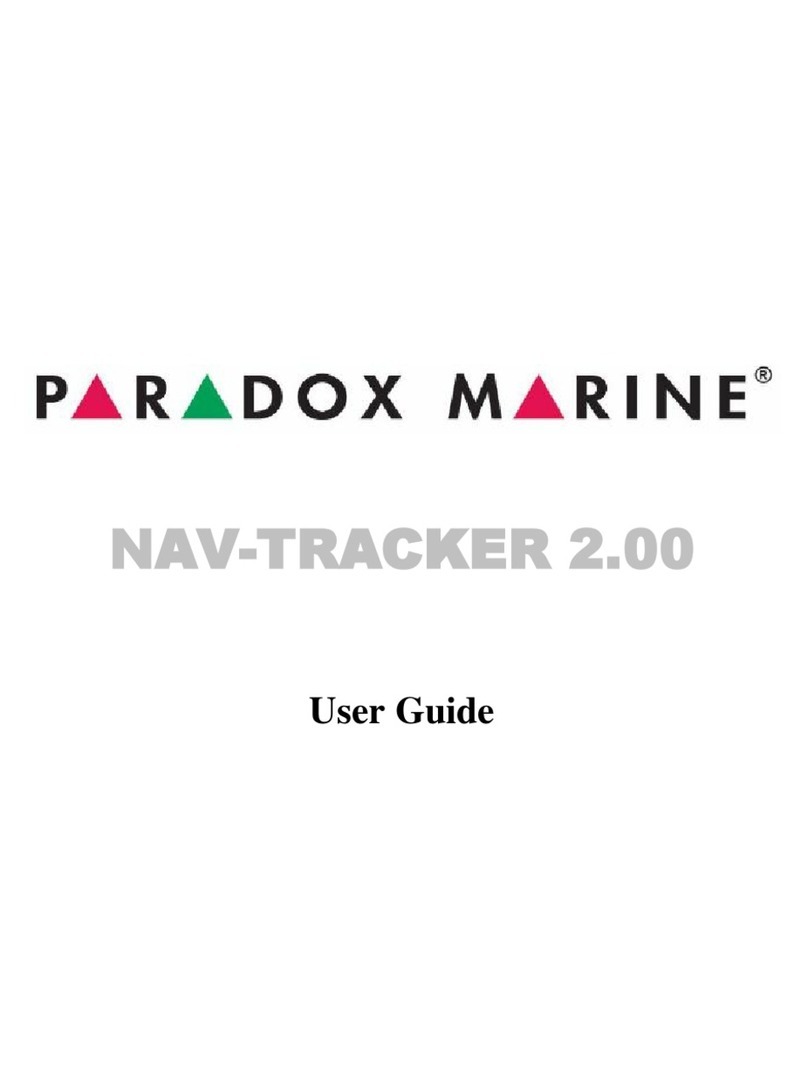Paradox Marine NAV-TRACKER 2.00 user guide
