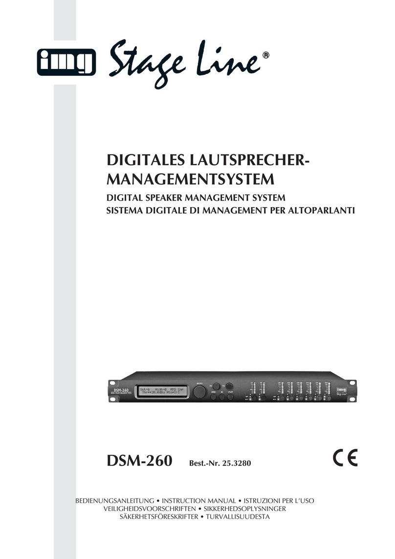 IMG STAGE LINE DSM-260 instruction manual