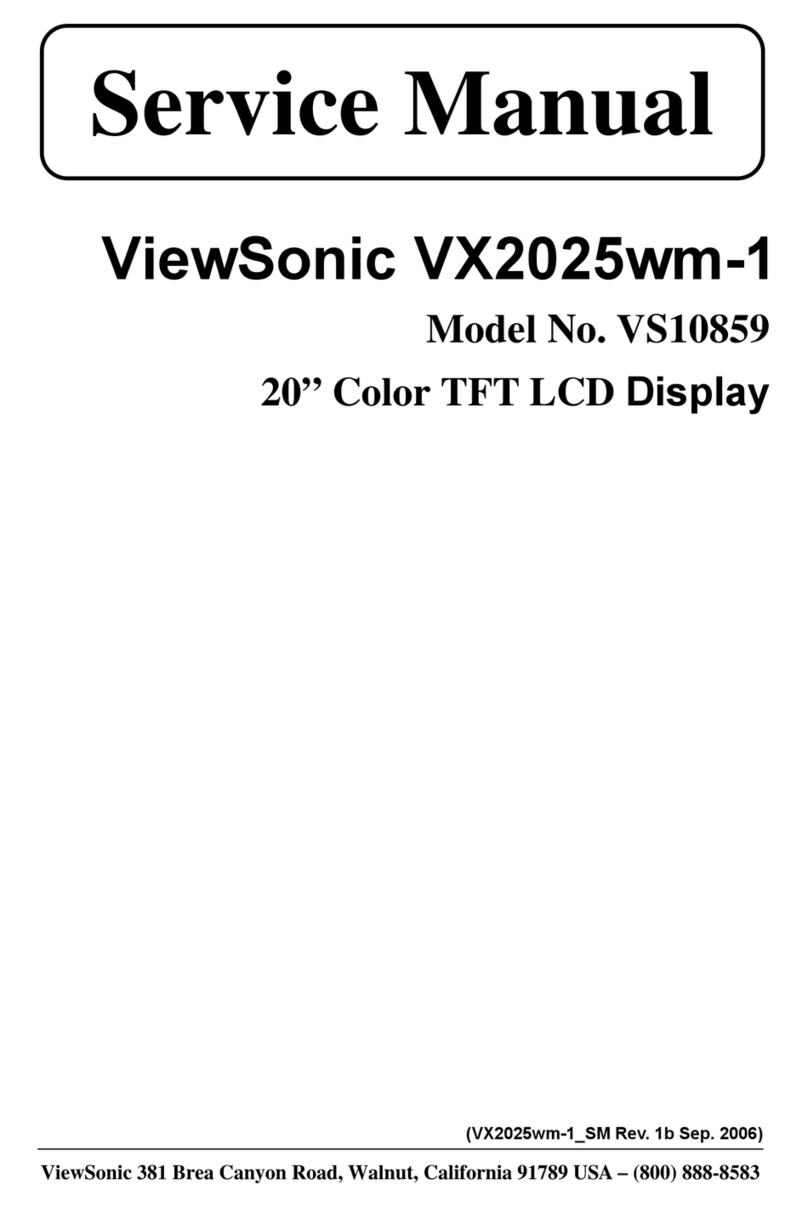 ViewSonic VX2025wm-1 User manual