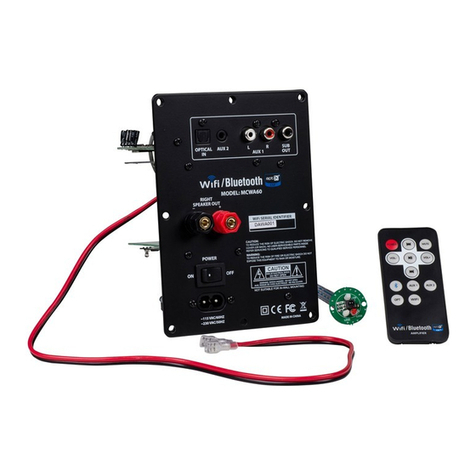 DaytonAudio MCWA60 User manual