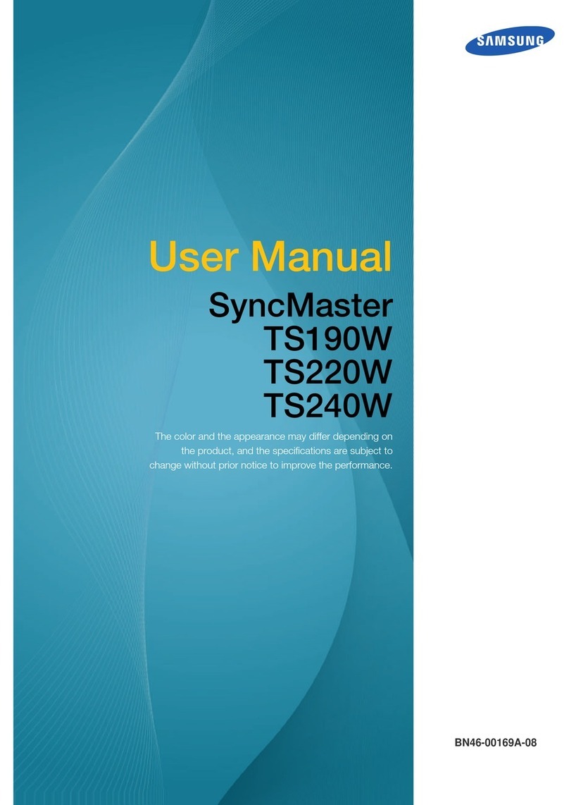 Samsung SyncMaster TS190W User manual