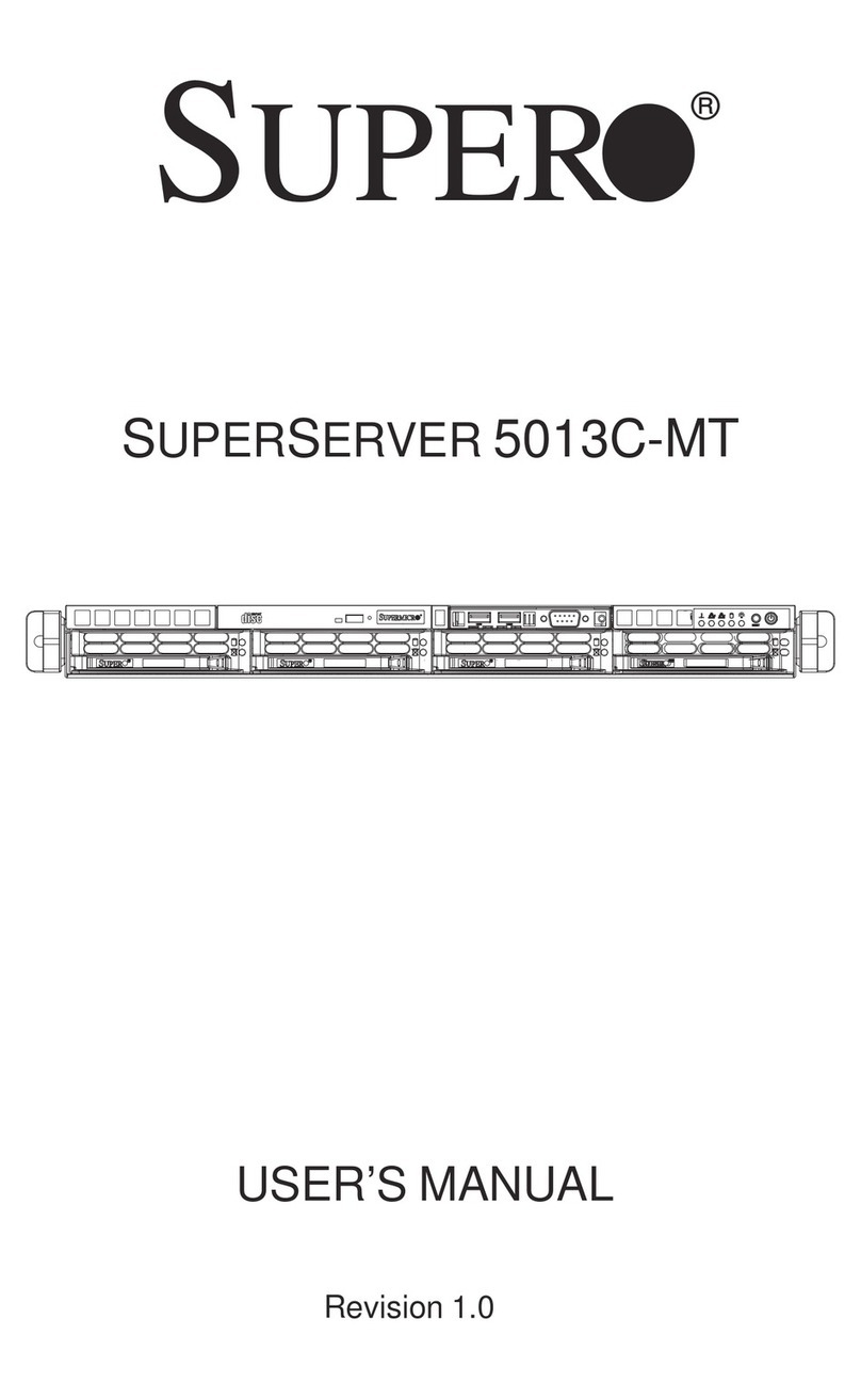 Supero SuperServer 5013C-MT User manual