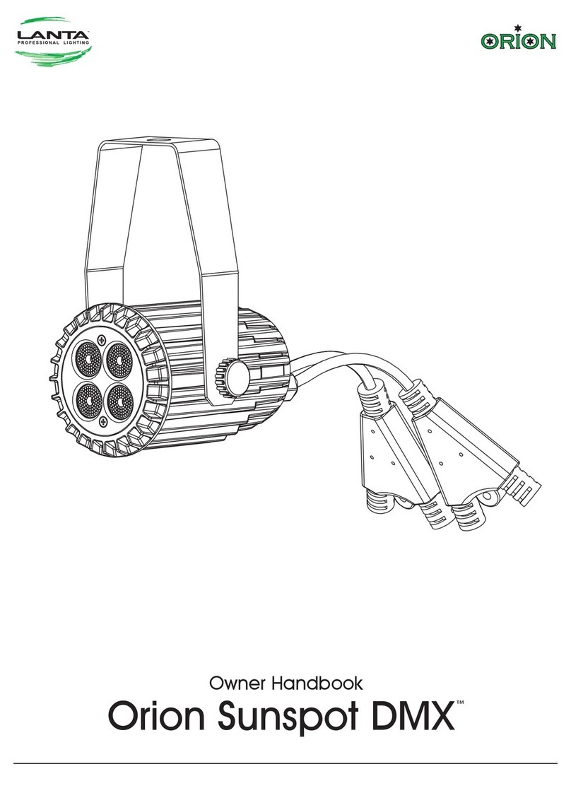 Lanta Orion Sunspot DMX Owner's handbook