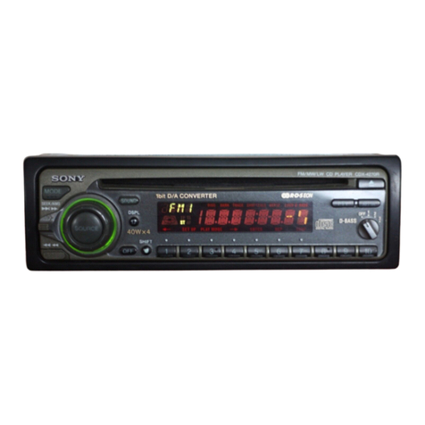 Sony CDX-4270R User manual