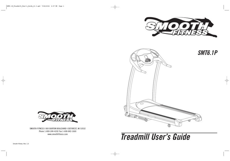 Smooth Fitness SMT6.1P user guide