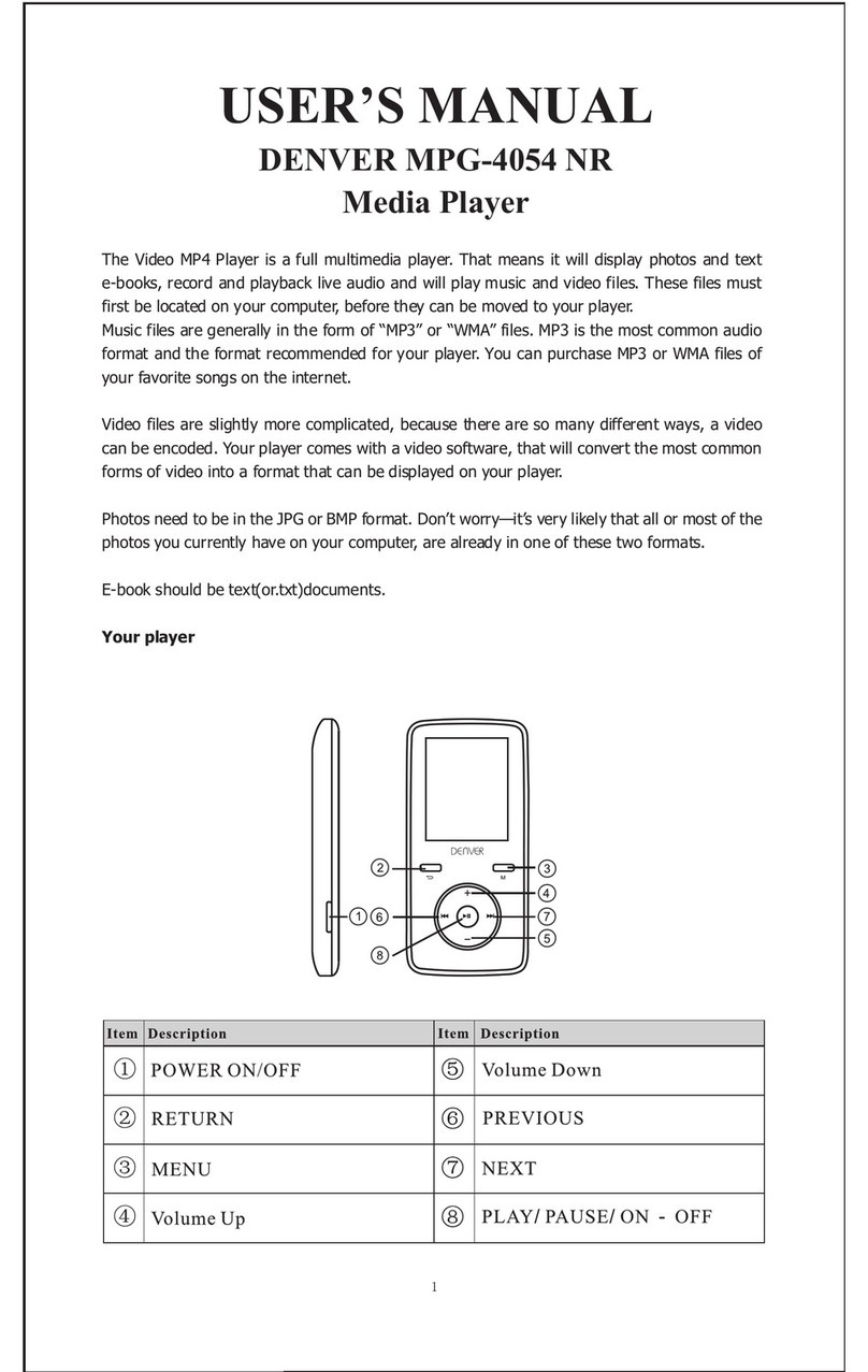 Denver MPG-4054 NR User manual