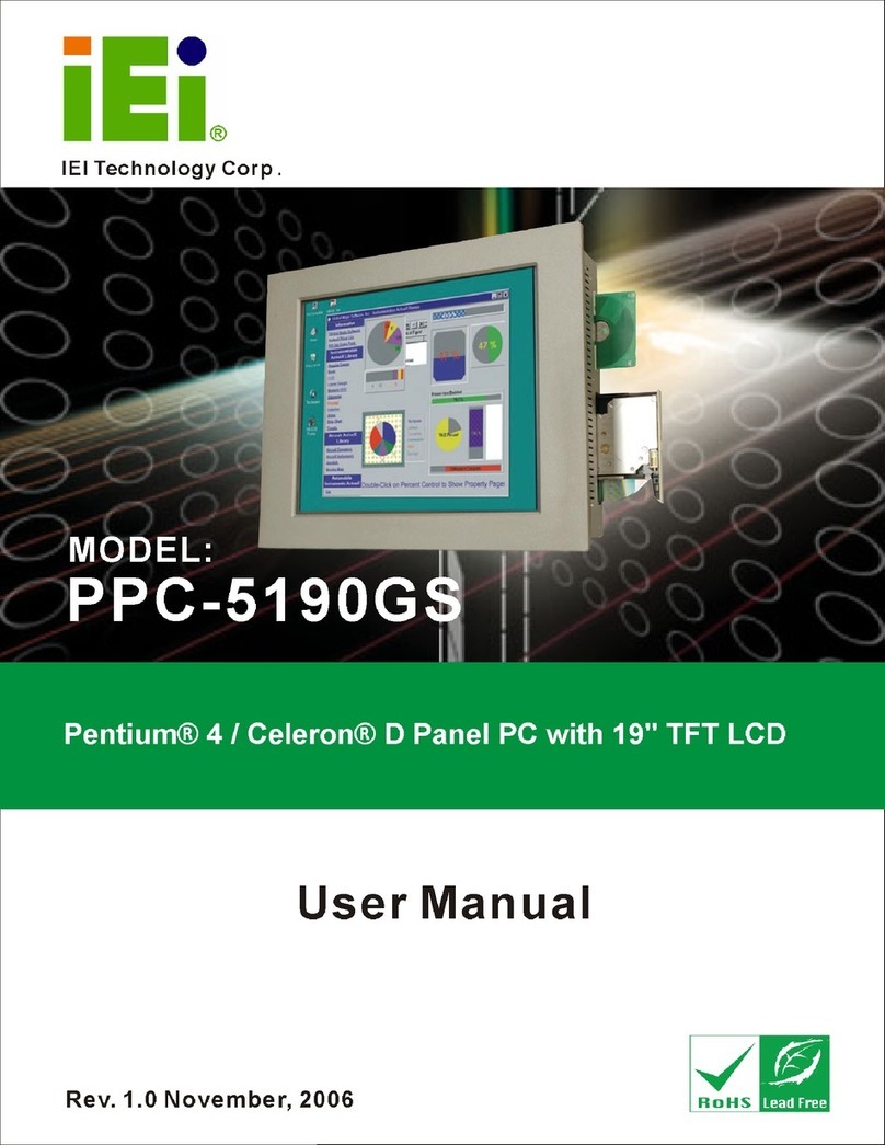 IEI Technology PPC-5190GS user manual