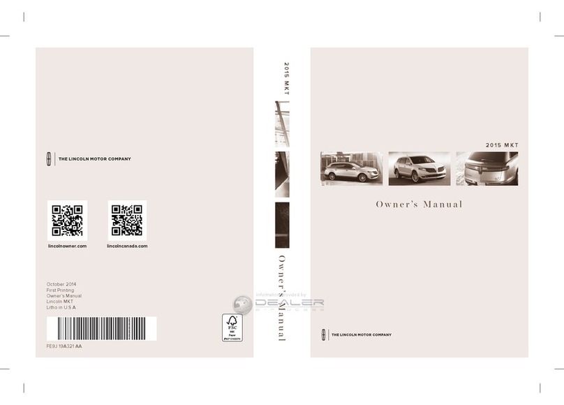 Lincoln 2015 MKT User manual