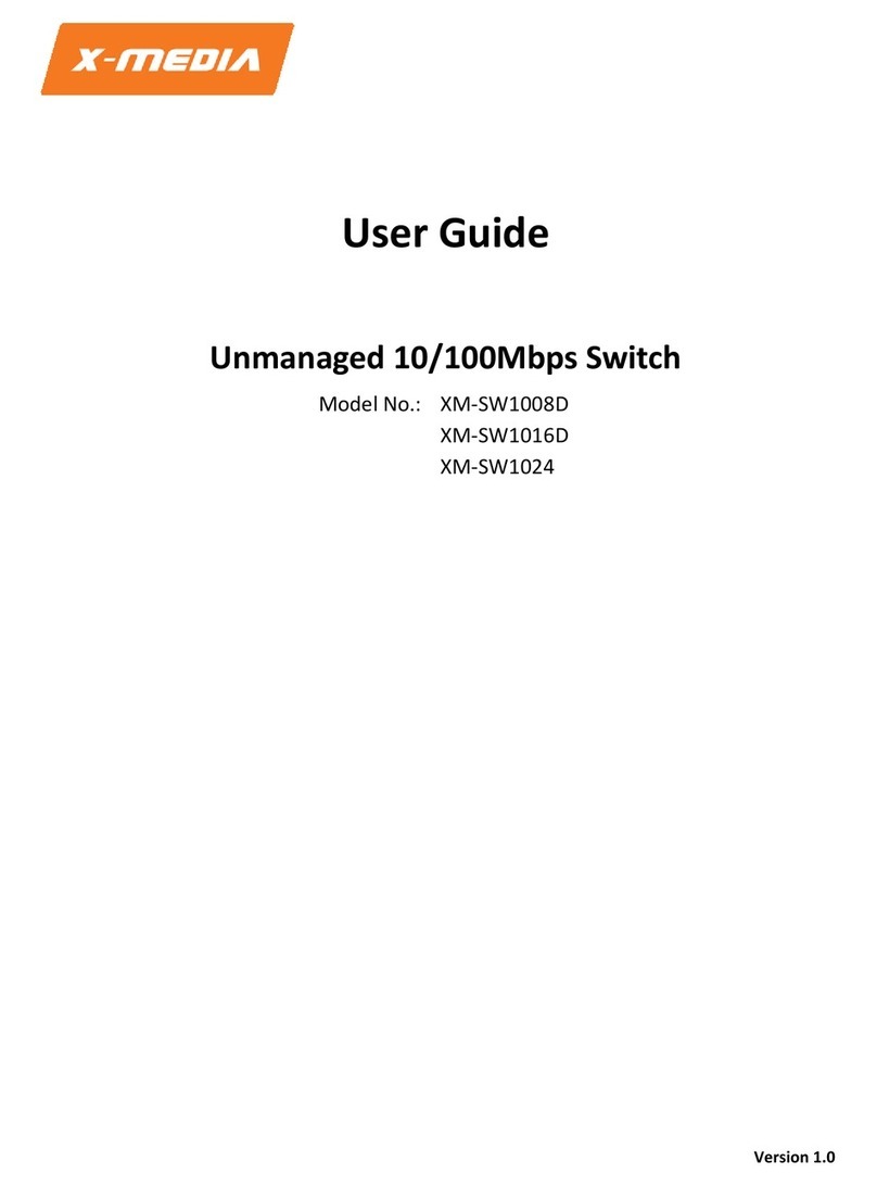 X-media XM-SW1008D user guide