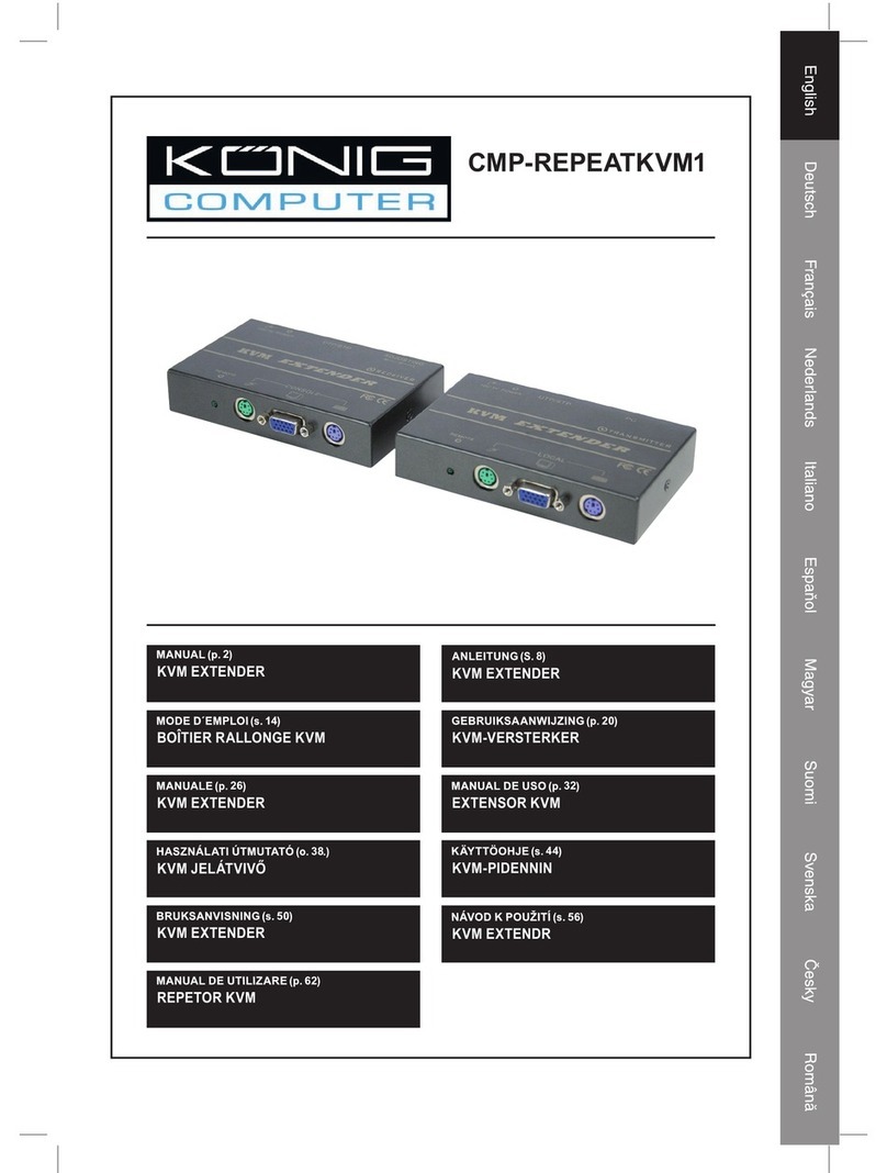 Konig CMP-REPEATKVM1 User manual