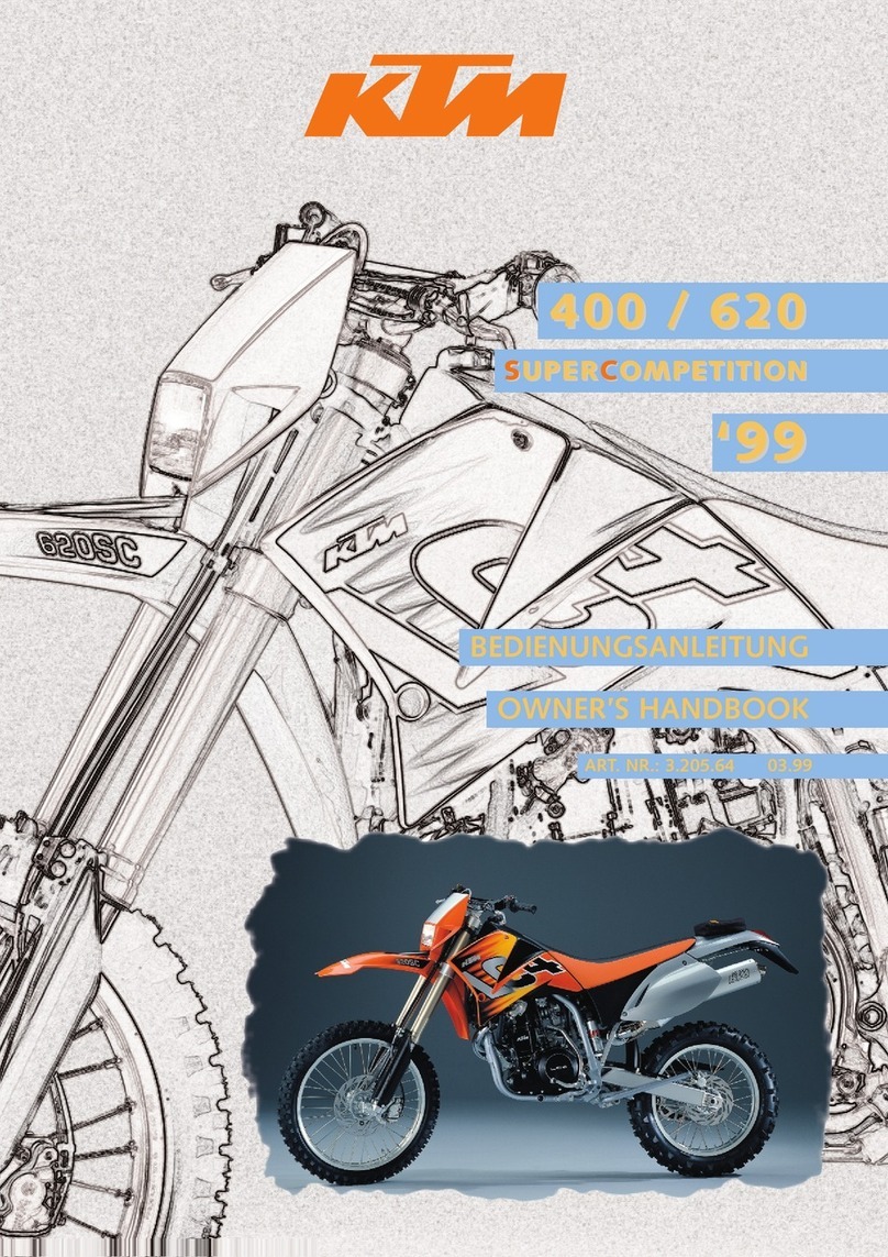 KTM 400 LS-E/MIL User guide
