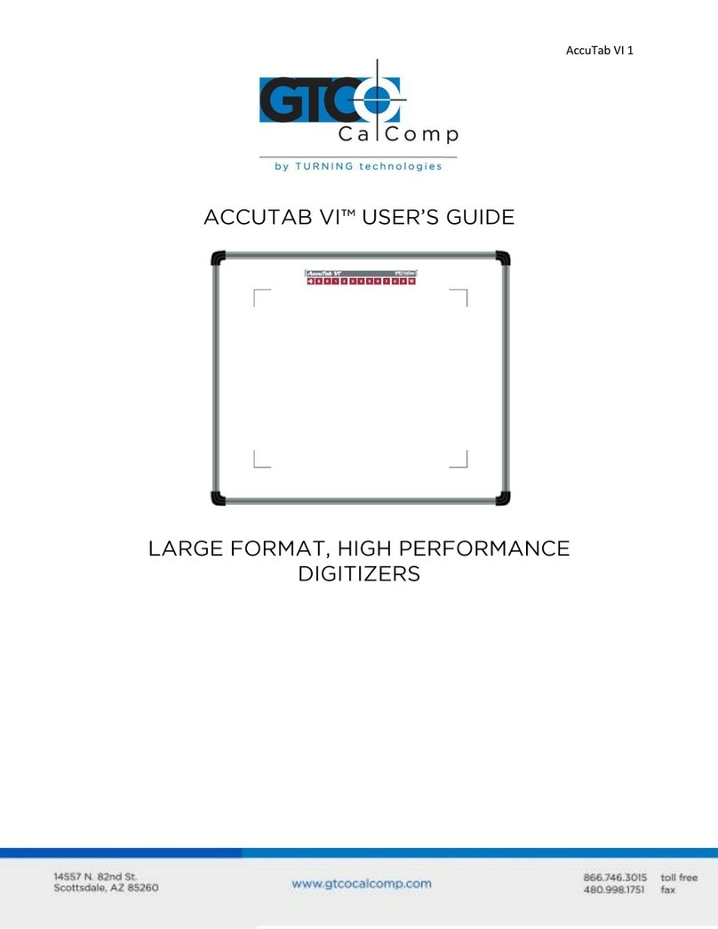 GTCO CalComp Accutab VI user guide