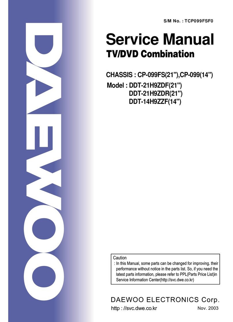 Daewoo DDT-21H9ZDF(21") User manual Daewoo DDT-21H9ZDF(21") User manual