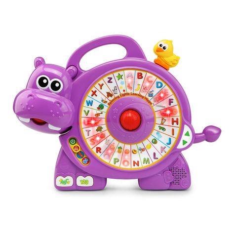 V-tech Spinning Lights Learning Hippo User manual